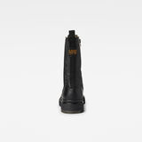 G-Star RAW® Kafey High Chelsea Leather Boots Black back view