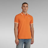 G-Star RAW® Polo Dunda Slim Stripe Orange
