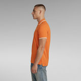 G-Star RAW® Dunda Slim Stripe Poloshirt Orange