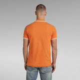 G-Star RAW® Dunda Slim Stripe Poloshirt Orange