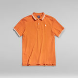 G-Star RAW® Polo Dunda Slim Stripe Orange
