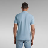 G-Star RAW® Dunda Slim Stripe Poloshirt Hellblau