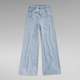 G-Star RAW® Deck Ultra High Wide Leg Jeans Hellblau