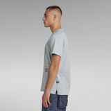 G-Star RAW® T-shirt Multi Graphic Loose Gris