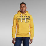 G-Star RAW® Originals Logo GR Hooded Sweater Geel