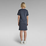 G-Star RAW® Gel Print Kleid Mittelblau