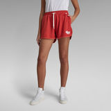 G-Star RAW® Short Boxed Graphic Sports Rouge