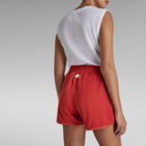 G-Star RAW® Short Boxed Graphic Sports Rouge