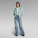 G-Star RAW® Premium Core 2.0 Hooded Zip Through Sweater Light blue