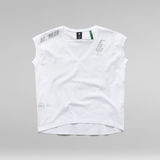 G-Star RAW® Haut Sports Back Graphic Loose Blanc