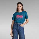 G-Star RAW® Originals Label T-Shirt Medium blue