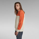 G-Star RAW® Oversized Sweater Color Block Meerkleurig