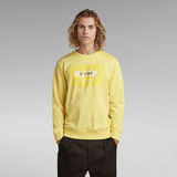 G-Star RAW® Originals Logo Sweat Yellow