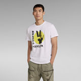 G-Star RAW® Hand Graphic T-Shirt Weiß