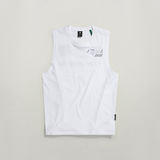 G-Star RAW® Sobiru Back Graphic Tank Top White