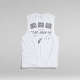 G-Star RAW® Sobiru Back Graphic Tank Top White