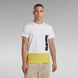 G-Star RAW® Color Block RAW. T-Shirt White