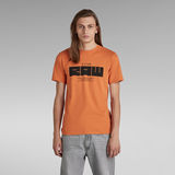 G-Star RAW® RAW Graphic Slim T-Shirt Orange