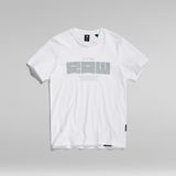 G-Star RAW® T-shirt RAW Graphic Slim Blanc