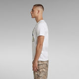 G-Star RAW® Scarf Photoprint T-Shirt White