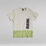 G-Star RAW® Color Block RAW. T-Shirt Grau