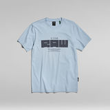 G-Star RAW® T-shirt RAW Graphic Slim Bleu moyen