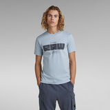 G-Star RAW® Camiseta RAW Graphic Slim Azul intermedio