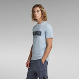 G-Star RAW® RAW Graphic Slim T-Shirt Mittelblau