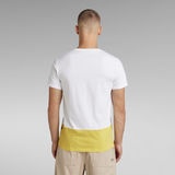 G-Star RAW® Color Block RAW. T-Shirt Weiß
