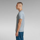 G-Star RAW® T-shirt Scarf Photoprint Bleu clair