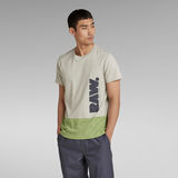 G-Star RAW® Color Block RAW. T-Shirt Grey