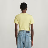 G-Star RAW® T-Shirt RAW. Slim Amarillo