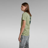 G-Star RAW® Hand Back Graphic Slim T-Shirt Hellblau