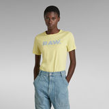 G-Star RAW® T-Shirt RAW. Slim Amarillo