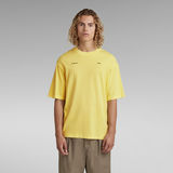 G-Star RAW® Unisex Boxy Base Garment Dyed T-Shirt Gelb