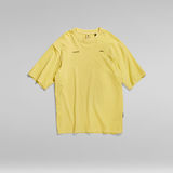 G-Star RAW® T-shirt Boxy Base Garment Dyed Jaune