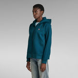 G-Star RAW® Premium Core 2.0 Hooded Zip Through Sweater ミディアムブルー