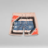 G-Star RAW® Dirik Artwork Swim Shorts Pink