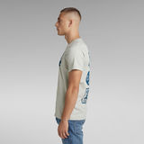 G-Star RAW® Multi Shield Back Graphic T-Shirt Grey