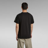 G-Star RAW® Camiseta Tape Loose Negro