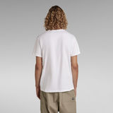 G-Star RAW® T-shirt Side Logo Blanc