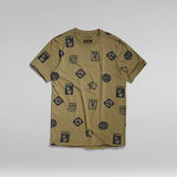 G-Star RAW® Shield Allover Slim T-Shirt Multi color