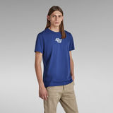 G-Star RAW® Sports Graphic T-Shirt Mittelblau