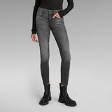 G-Star RAW® 3301 Mid Skinny Ankle Jeans Grau