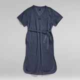G-Star RAW® Fabric Mix Belt Dress Medium blue