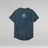 G-Star RAW® T-shirt Lash Back Graphic Bleu moyen