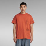 G-Star RAW® Multi Graphic Loose T-Shirt Red