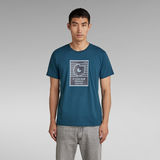 G-Star RAW® Boxed High Density Graphic T-Shirt Medium blue