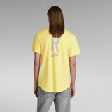 G-Star RAW® T-shirt Lash Back Graphic Jaune