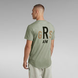 G-Star RAW® T-shirt Lash Back Graphic Bleu clair